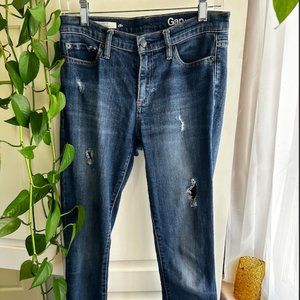 GAP Authentic True Skinny Ripped Jeans